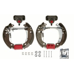 Jeu de mâchoires de frein TRW GSK1080 pour RENAULT TWINGO