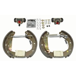 Jeu de mâchoires de frein TRW GSK1604 pour VAUXHALL CORSA, KADETT, NOVA
