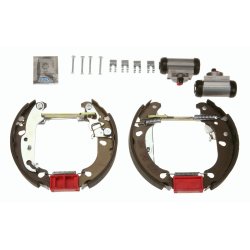 Jeu de mâchoires de frein TRW GSK1692 pour FORD FIESTA, KA