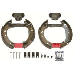 Jeu de mâchoires de frein TRW GSK2631 pour FORD ESCORT, FIESTA