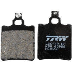 Plaquettes de frein TRW MCB552 pour APRILIA AF-1, MX, RS