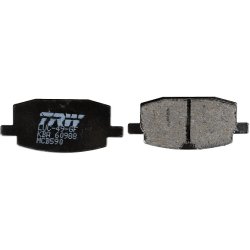 Jeu de plaquettes de frein TRW MCB590 pour MZ, QINGQI MOSKITO, QM50