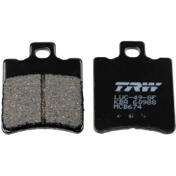 Plaquettes de frein TRW MCB674 pour HONDA