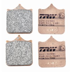 Jeu de plaquettes de frein TRW MCB721TRQ pour TRIUMPH SPEED