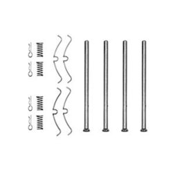 Kit d'accessoires pour plaquettes de frein à disque TRW PFK111 pour LADA OE 35009200000