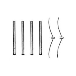 Disc Brake Pad Accessory Kit TRW PFK219 OE Ref 126106100