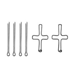 Kit d'accessoires pour plaquettes de frein à disque TRW PFK277 pour SKODA, WARTBURG