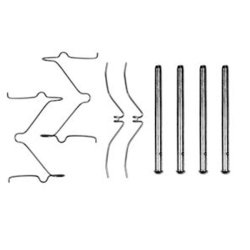 Disc Brake Pad Accessory Kit TRW PFK286 OE Ref 126112400