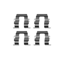 Kit d'accessoires pour plaquettes de frein à disque TRW PFK334 pour SUBARU LEGACY OE 551125900