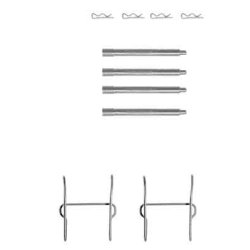 Disc Brake Pad Accessory Kit TRW PFK357 OE Ref 004 131 80 00