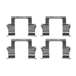 Kit d'accessoires pour plaquettes de frein à disque TRW PFK372 pour VAUXHALL OE 16012740