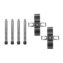 Kit d'accessoires pour plaquettes de frein à disque TRW PFK379 pour MERCEDES OE A0041195000