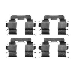 Kit d'accessoires pour plaquettes de frein à disque TRW PFK388 pour NISSAN MICRA