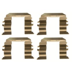 Kit d'accessoires pour plaquettes de frein à disque TRW PFK406 pour NISSAN ALMERA