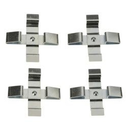 Kit d'accessoires pour plaquettes de frein à disque TRW PFK719 pour PORSCHE, VW