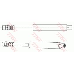 Flexible de frein TRW PHA127 pour AUDI OE 811611775 TRW