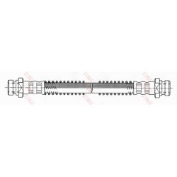 Flexible de frein TRW PHA206 pour MITSUBISHI COLT, LANCER, MIRAGE OE MB857570 TRW