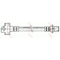 Flexible de frein TRW PHA232 pour FORD TRANSIT OE 1631050 TRW