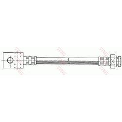 Flexible de frein TRW PHA325 pour FORD, NISSAN MAVERICK, PATROL OE 46210-02J00 TRW