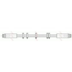 Flexible de frein TRW PHA351 pour AUDI 80 OE 8A0611775D TRW