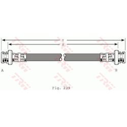 Brake Hose TRW PHA360 OE Ref 51570-50A50