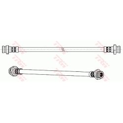 Flexible de frein TRW PHA459 pour NISSAN ALMERA OE 46210-BN81B TRW