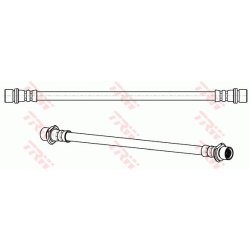 Flexible de frein TRW PHA482 pour DAIHATSU, TOYOTA CHARADE, YARIS TRW