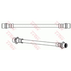 Flexible de frein TRW PHA483 pour DAIHATSU, TOYOTA CHARADE, YARIS TRW