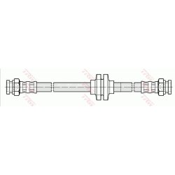 Flexible de frein TRW PHA494 pour CHRYSLER, FIAT, LANCIA OE 51783803 TRW