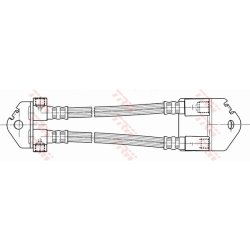 Flexible de frein TRW PHA500 pour FORD TRANSIT OE 4109267 TRW