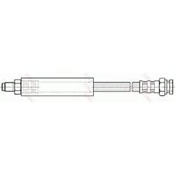 Flexible de frein TRW PHB130 pour PEUGEOT OE 480623 TRW