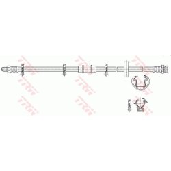 TRW Tuyau de frein PHB242 pour AUTOBIANCHI, FIAT Y10, UNO OE 7569161 TRW