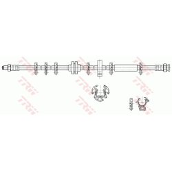 Flexible de frein TRW PHB290 pour FIAT, LANCIA CROMA, THEMA OE 82473717 TRW