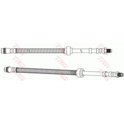 Flexible de frein TRW PHB295 pour CITROËN XANTIA OE 96109017 TRW