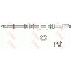 Flexible de frein TRW PHB297 pour FIAT, LANCIA OE 7735008 TRW