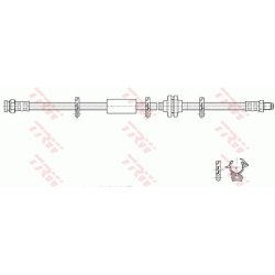 Flexible de frein TRW PHB362 pour ALFA ROMEO 164 OE 60564766 TRW