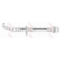 Flexible de frein TRW PHB389 pour TOYOTA OE 90947-02888 TRW