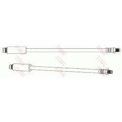 Flexible de frein TRW PHB405 pour VAUXHALL, RENAULT ARENA, TRAFIC OE 4405655 TRW