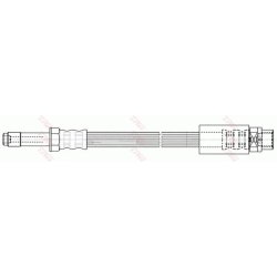 Brake Hose TRW PHB415 OE Ref 34 30 6 768 851