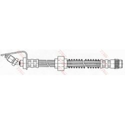 Flexible de frein TRW PHB423 pour VAUXHALL, RENAULT MOVANO, MASTER OE 9160432 TRW