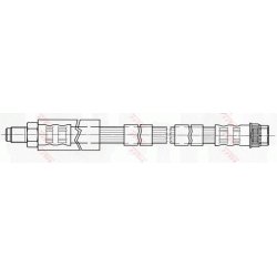 Flexible de frein TRW PHB431 pour CITROËN, PEUGEOT C4, 307 OE E168112