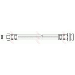 Flexible de frein TRW PHB439 pour ABARTH, FIAT, LANCIA, RENAULT, SEAT TRW