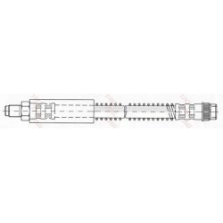 Flexible de frein TRW PHB449 pour RENAULT CLIO, THALIA, TWINGO OE 7700423975