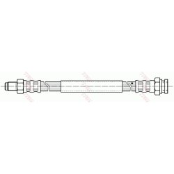 Flexible de frein TRW PHB512 pour LANCIA LYBRA OE 46738559 TRW