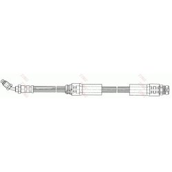 Flexible de frein TRW PHB551 pour VW GOLF OE 1J0611701F TRW