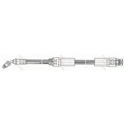 Flexible de frein TRW PHB552 pour VW GOLF OE 1J0611702 TRW