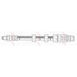 Flexible de frein TRW PHB569 pour VOLVO C70, S70, V70 OE 91914002 TRW