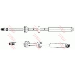 Flexible de frein TRW PHB649 pour ALFA ROMEO 159, BRERA, SPIDER OE 60698796 TRW