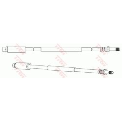 Flexible de frein TRW PHB652 pour MERCEDES SPRINTER OE 9064280335 TRW