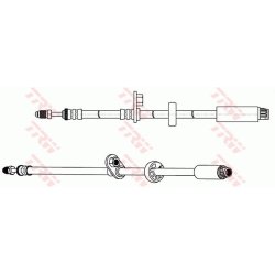 Flexible de frein TRW PHB664 pour CITROËN, DS, PEUGEOT OE 4806G1 TRW